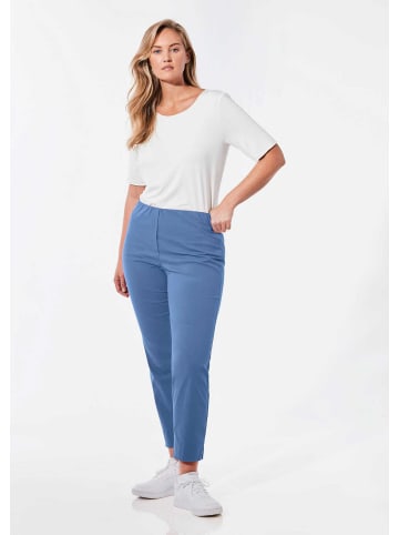 GOLDNER 7/8-Stretchhose in jeansblau