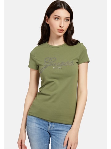 Guess T-Shirt 'Selina' in grün