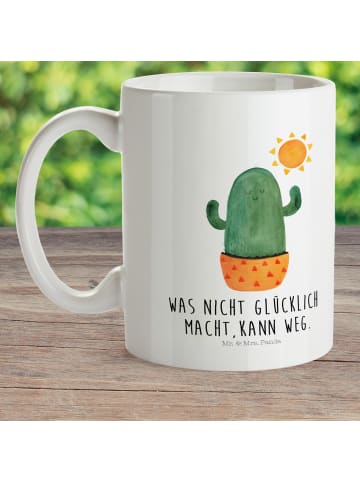 Mr. & Mrs. Panda Kinderbecher Kaktus Sonne mit Spruch in Weiß