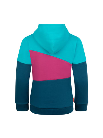 Trollkids Sweatjacke Alesund in dark turquoise/madeira blue