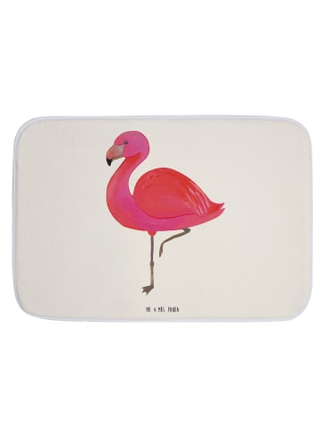 Mr. & Mrs. Panda Badvorleger Flamingo Classic ohne Spruch in Weiß