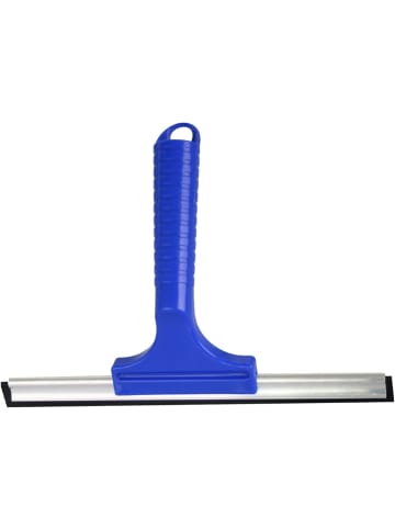 Novaliv Novaliv Fensterabzieher 23 cm BLAU Aluleiste mit Gummilippe für streif in blau