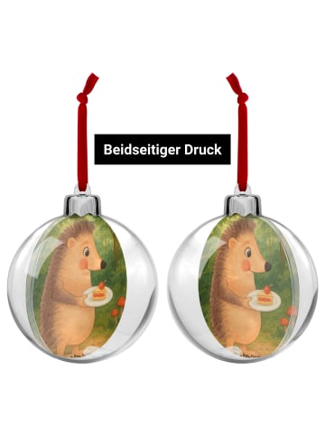Mr. & Mrs. Panda Weihnachtskugel Igel Kuchenstück Design ohne Sp... in Weiß