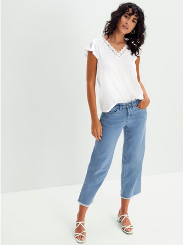 WITT WEIDEN Kurzarmshirt in weiß