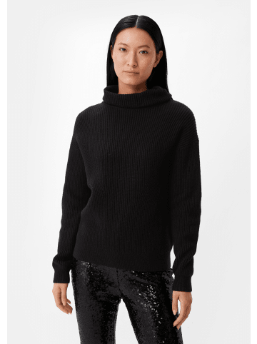 comma Strickpullover langarm in Schwarz