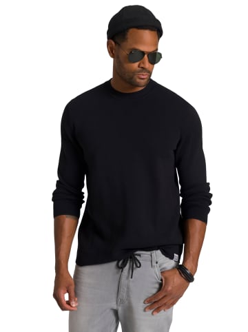 STHUGE Pullover in schwarz