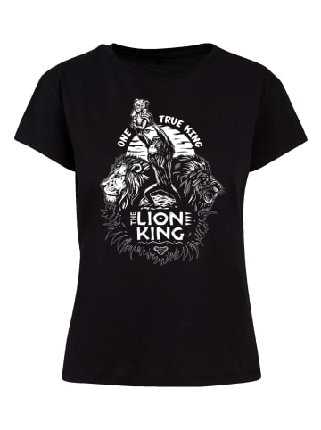 F4NT4STIC Ladies Box Tee Disney König der Löwen One True King in schwarz