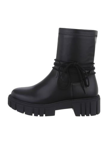 Ital-Design Stiefelette in Schwarz