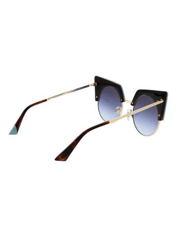 Web Frauen Sonnenbrille Katzenauge Gold
