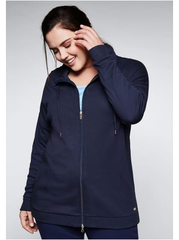 sheego Sweatjacke in marine