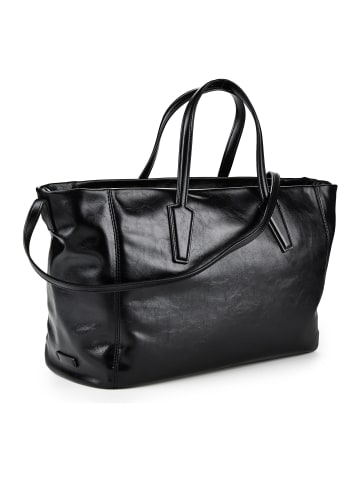 Valentino Alura Re Shopper Tasche Leder 55 cm nero