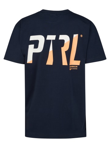 Petrol Industries Bedrucktes Jersey-T-Shirt Valle in Blau