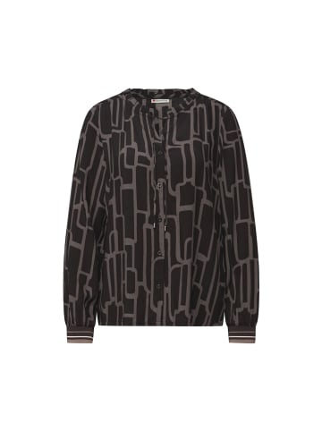 Street One Langarmbluse in darkest brown