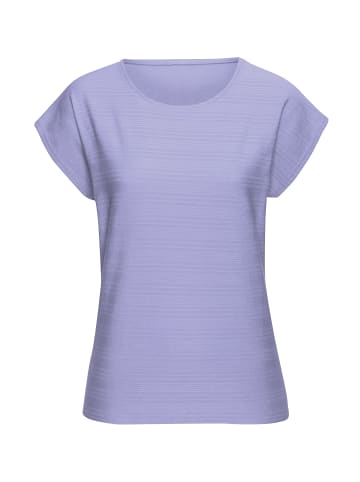 Vivance by Lascana Kurzarmshirt in lavendel