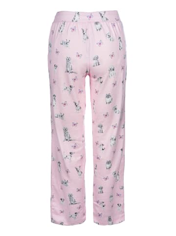 P.J. Salvage Pyjamahose Butterfly Grove in Rosa