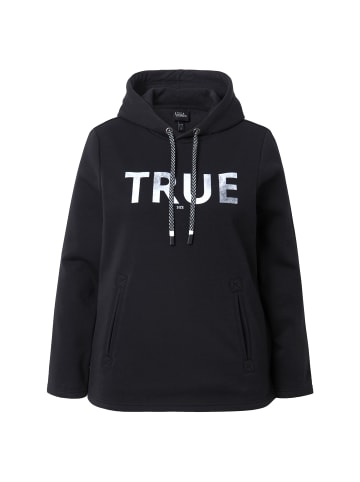 Ulla Popken Sweatshirt in schwarz