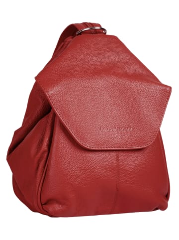 Bruno Banani Rucksack echt Leder in rot