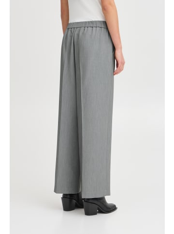 ICHI Pants Suiting IHSARLA Loose fit in Grey melange