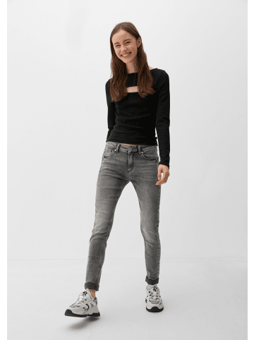 QS Jeans-Hose lang in Grau