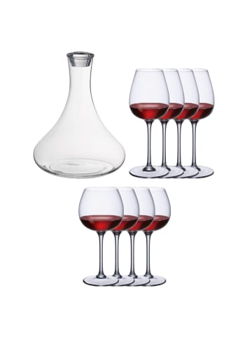 Villeroy & Boch 9er Set Rotweingläser + Karaffe PURISMO WINE in transparent