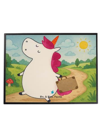 Mr. & Mrs. Panda schreibtischunterlage Einhorn Koffer Design ohn... in Weiß