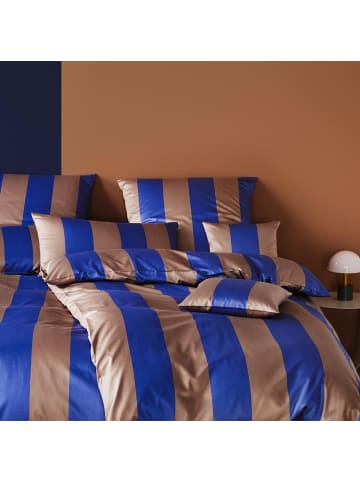 Elegante Bettwäsche Duo in kobalt mousse