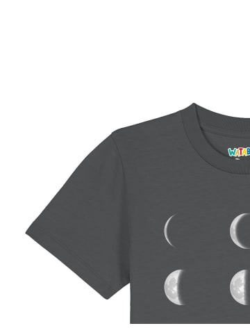 wat? Apparel T-Shirt Moonphases in Grau