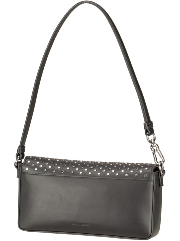 Karl Lagerfeld Handtasche Ikon/K Soft Shoulderbag Studs in Black Embellishment