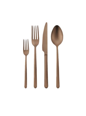 Korkmaz Korkmaz Riva 24 teiliges Besteck-Set in Rosegold - Tafelbesteck in Rosegold