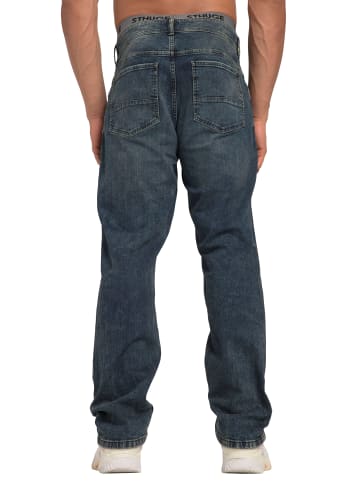 STHUGE Jeanshose in dark blue denim