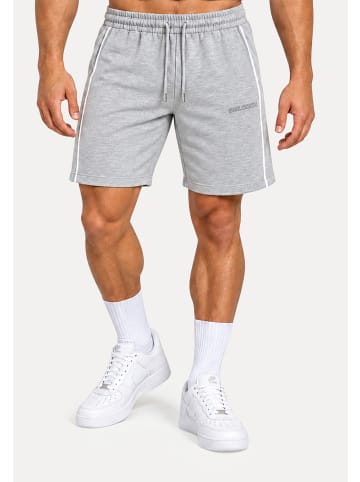 SMILODOX Shorts Brenvaro in Grau Melange