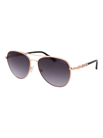 Guess Damen Sonnenbrillen Aviator Roségold