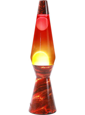 i-Total Lavalampe Magie Lavaspektakel: Dekolampe Farbe Volcano