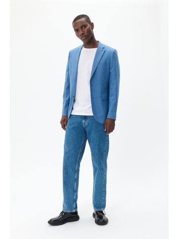 Matinique Blazer MAgeorge Gerade Passform in Déja Vu Blue Melange