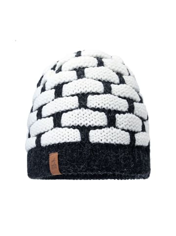 mh michael heinen mh michael heinen Wintermütze in schwarzweiß