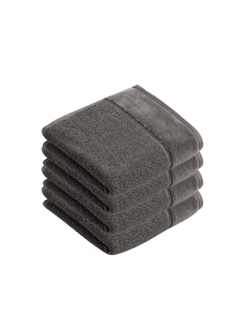 Vossen 4er Pack Gästetuch in lavastone