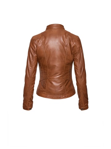 Bugatti Lederjacke BULady-121 in Cognac
