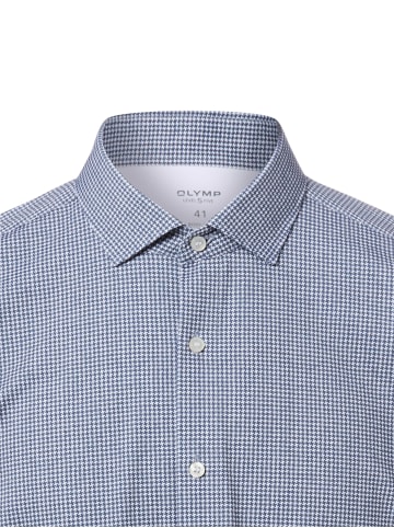 OLYMP  Hemd in indigo weiß