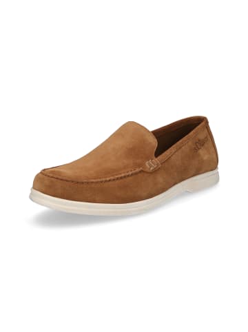 S. Oliver Slipper in cognac braun