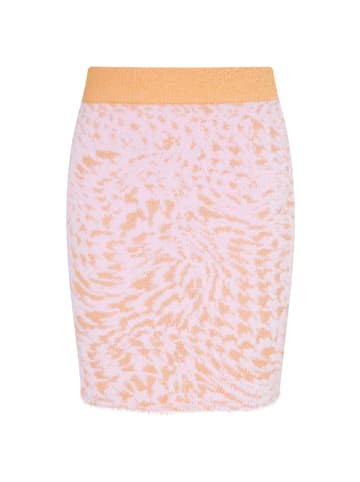 Swirly Damen Rock in PINK ORANGE