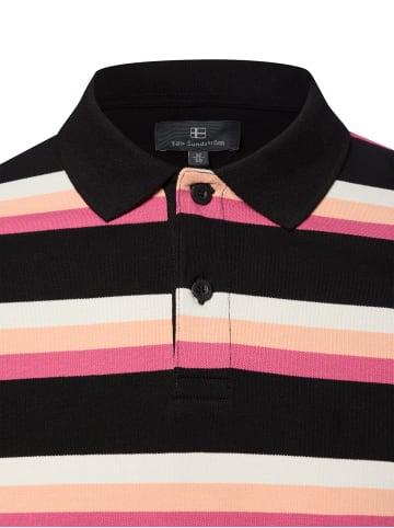 Nils Sundström Poloshirt in schwarz aprikot - 0003