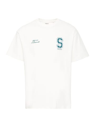 !SOLID Rundhalsshirt SDROWDY in Weiß
