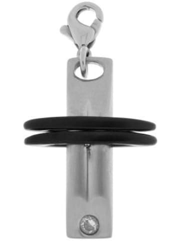 Adeliás Damen Anhänger – Kreuz Kreuzanhänger aus Edelstahl mit Strass in silber