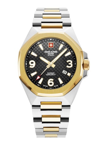 Swiss Alpine Military by Grovana Quarzuhr für Herren in gold