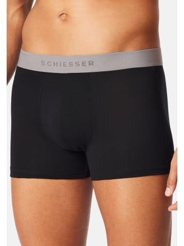Schiesser Retro Short / Pant 95/5 Cotton in Schwarz