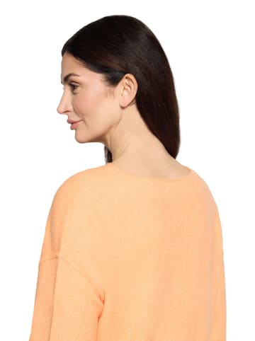 CARTOON Strickpullover mit Rundhalsausschnitt in Canteloupe