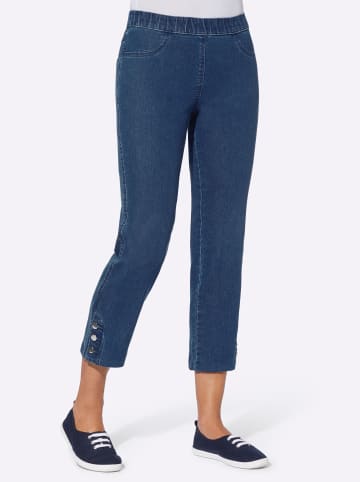 Sieh an! 7/8-Jeans in blue-stone-washed