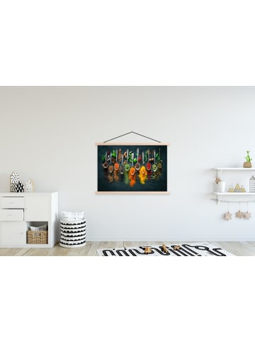 MuchoWow Poster mit Leiste Kräuter