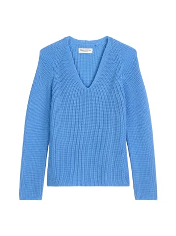 Marc O'Polo V-Neck-Strickpullover relaxed in cloudless blue