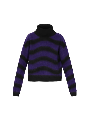 myMo ROCKS Women Sweater in black purple
